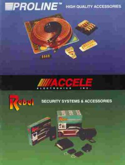 Буклет Proline Accele Security Systems & Accessories, 55-593, Баград.рф